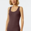 Schiesser Top Aubergine - Revival Martina