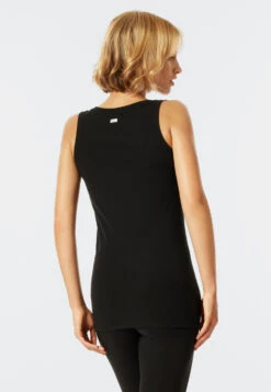 Schiesser Top Black - Revival Martina