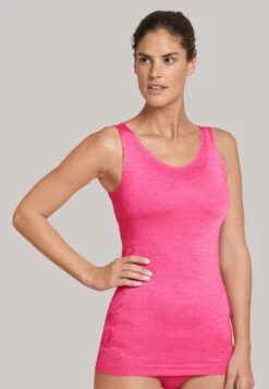 Schiesser Ultra Lightweight Seamless Top Heather Pink - Active Mesh Light -Uni Style Shop top ultraleicht seamless pink meliert active mesh light 162013 520 detail2