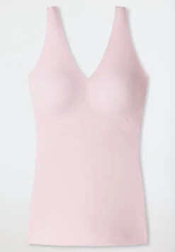 Schiesser Strappy Top Microfiber Removable Pads Soft Pink - Invisible Soft -Uni Style Shop traegertop microfaser herausnehmbare pads zartrosa invisible soft 170365 523 detail1