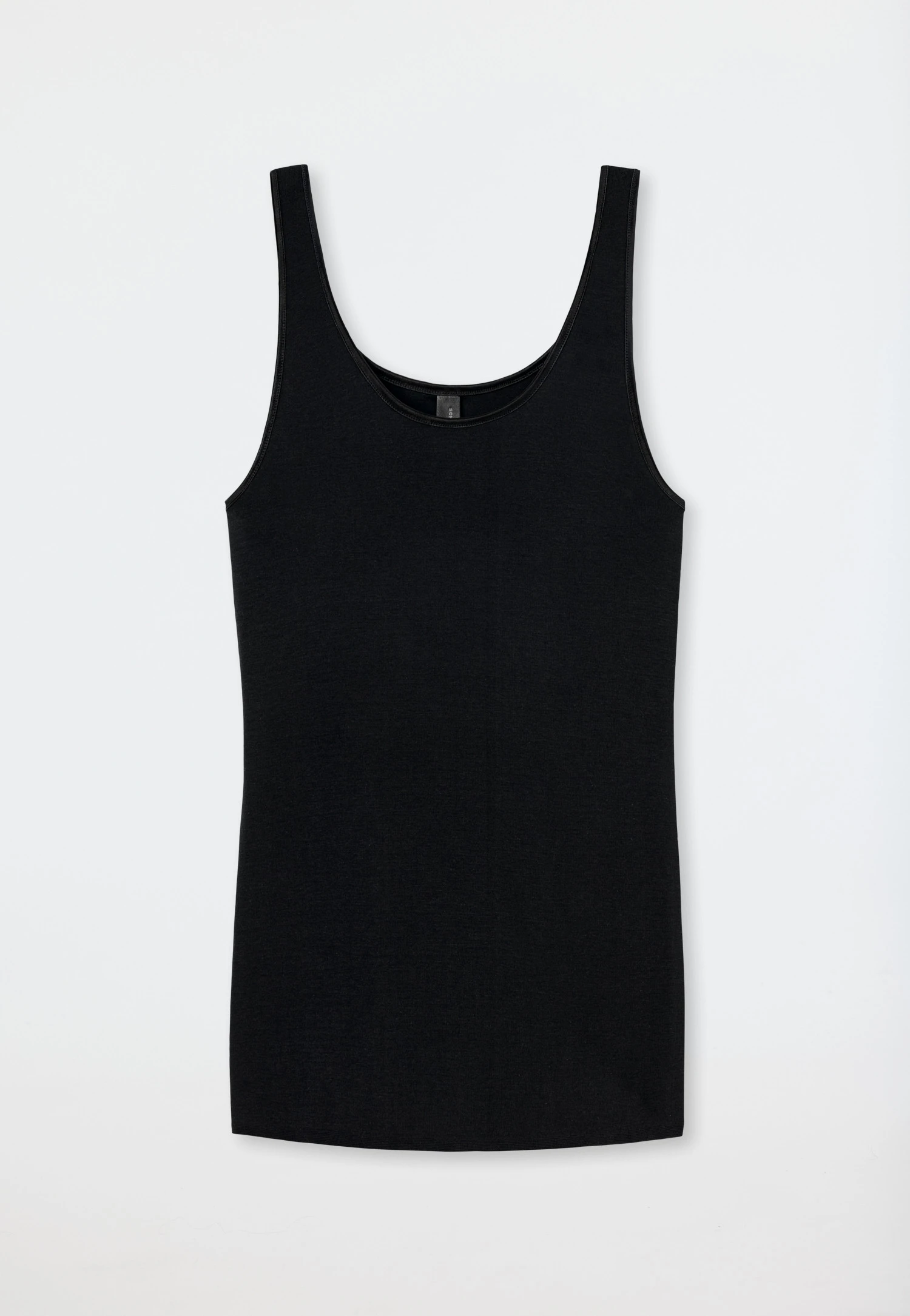 Schiesser Black Tank Top - Luxury 1 Schiesser Black Tank Top - Luxury