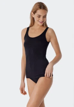 Schiesser Tank Tops 2-pack Black - Modal Essentials 7 Schiesser Tank Tops 2-pack Black - Modal Essentials -Uni Style Shop traegertops 2er pack schwarz modal essentials 162896 000 detail2