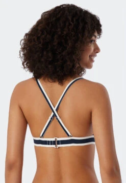 Schiesser Triangle Bikini Set Removable Soft Cups Variable Straps Mini Bottoms Ribbed Look Aquarium - Underwater -Uni Style Shop triangel bikini set herausnehmbare softcups variable traeger mini slip ripp optik aquarium underwater 179204 813 detail3