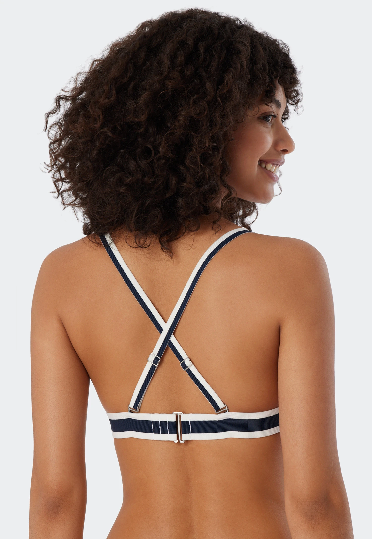 Schiesser Triangle Bikini Set Removable Soft Cups Variable Straps Mini Panties Ribbed Look Red - Underwater 5 Schiesser Triangle Bikini Set Removable Soft Cups Variable Straps Mini Panties Ribbed Look Red - Underwater - Image 5