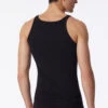 Schiesser Undershirts, Fine Rib, Black - Original Fine Rib