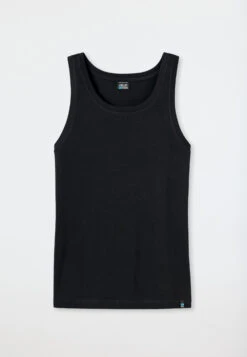 Schiesser Black Undershirt - Long Life Cotton 6 Schiesser Black Undershirt - Long Life Cotton -Uni Style Shop unterhemd schwarz long life cotton 145138 000 detail1