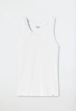 Schiesser White Undershirt - Long Life Cotton -Uni Style Shop unterhemd weiss long life cotton 145138 100 detail1