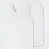 Schiesser Undershirts 2-pack White - 95/5