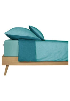 Reversible Bedding 2-piece Renforcé Blue-green - SCHIESSER Home 6 Reversible Bedding 2-piece Renforcé Blue-green - SCHIESSER Home -Uni Style Shop wende bettwaesche 2 teilig renforc blau gruen schiesser home 179840 817 detail1