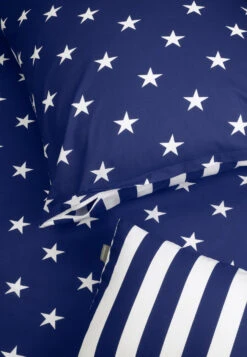 Reversible Bed Linen 2-piece Set Renforcé Blue - SCHIESSER Home