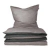Reversible Bed Linen 2-piece Renforcé Gray-anthracite - SCHIESSER Home