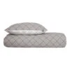 Reversible 2-piece Bed Linen Set Renforcé Gray Patterned - SCHIESSER Home