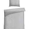 Reversible Bed Linen 2-piece Set Renforcé Gray Striped - SCHIESSER Home