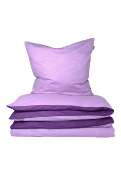 Reversible Bed Linen 2-piece Renforcé Purple - SCHIESSER Home -Uni Style Shop wende bettwaesche 2 teilig renforc lila schiesser home 179840 820 detail2