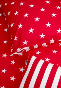 Reversible Bed Linen 2-piece Set Renforcé Red - SCHIESSER Home